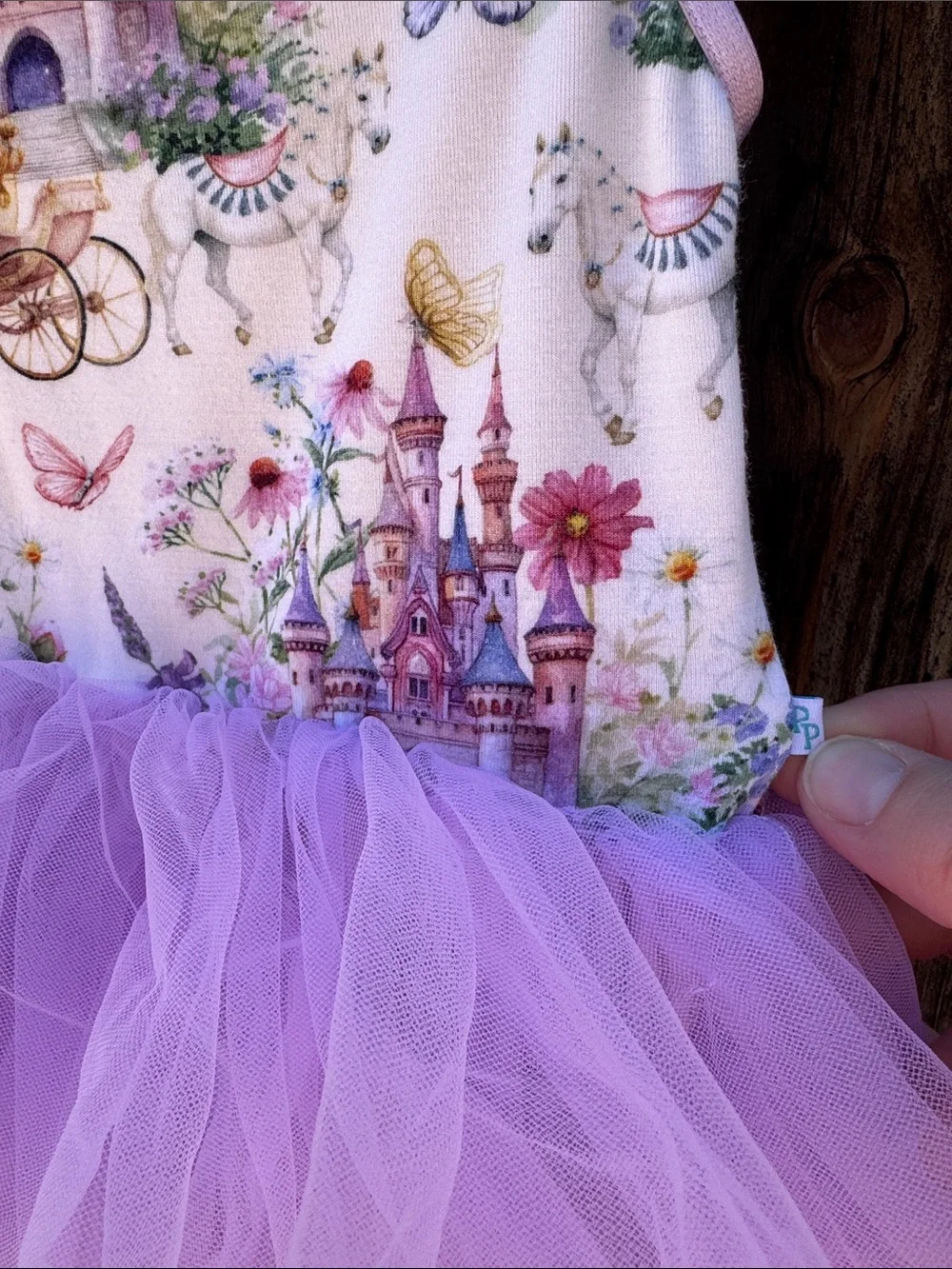 Posh Peanut Katrina Tulle Smocked Dress